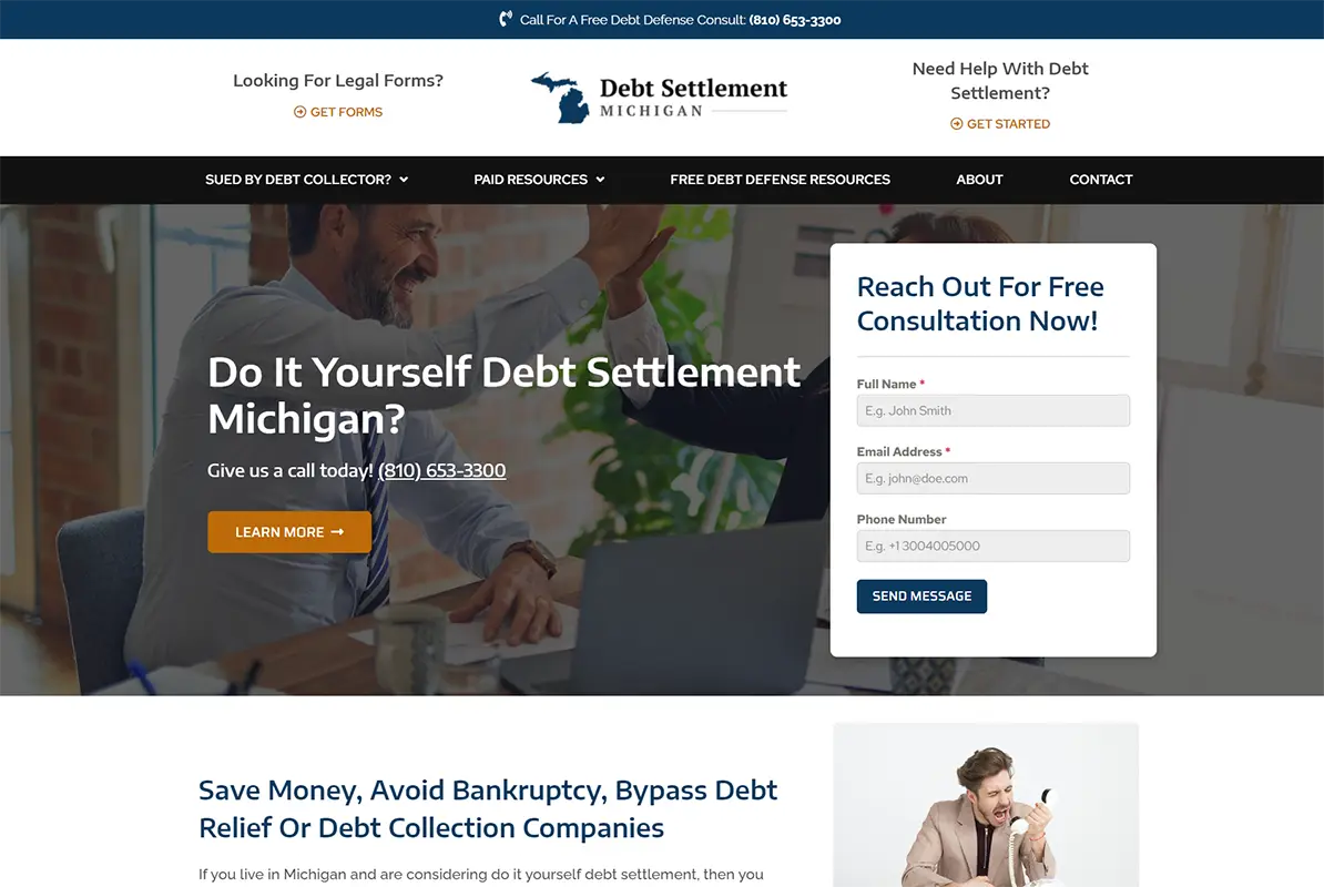 Debt Settlement Michigan
